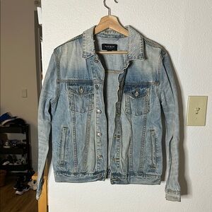 PacSun Blue Lightweight Shirt Jacket Classic Design